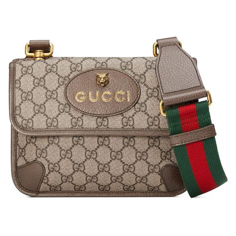 gucci messenger bag lion|gucci messenger bag vintage.